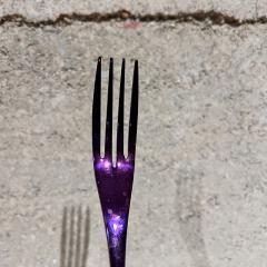 Kaya Premium Cutlery Set Glossy Purple Stainless Steel Service 4 - 3729918
