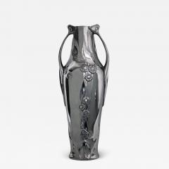 Kayserzinn polished Pewter Vase Germany 20th century - 3241613