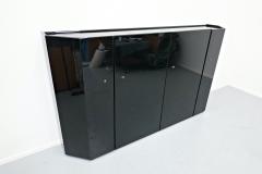 Kazuhide Takahama Black Lacquered Cabinet by Kazuhide Takahama for Cassina - 1950945