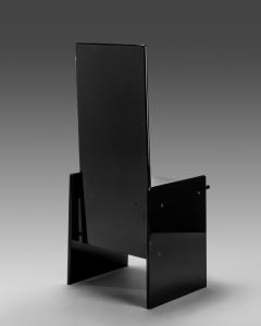Kazuhide Takahama Kazuhide Takahama Kazuki chair in black lacquered wood for Gavina Simon 1970 - 4590224