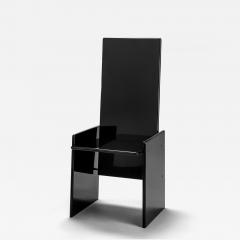 Kazuhide Takahama Kazuhide Takahama Kazuki chair in black lacquered wood for Gavina Simon 1970 - 4590235