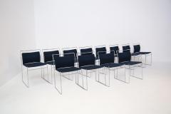 Kazuhide Takahama Set of Twelve Steel and Cotton Chairs by Kazuhide Takahama - 2077017