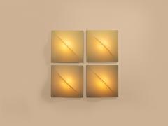 Kazuhide Takahama Set of six Kazuhide Takahama Saori wall lights 1970s - 4446928