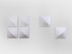 Kazuhide Takahama Set of six Kazuhide Takahama Saori wall lights 1970s - 4446929