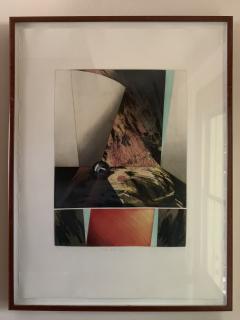 Kazuko Watanabe Set of 4 Signed Abstract Intaglio Prints by Kazuko Watanabe Framed  - 1540398