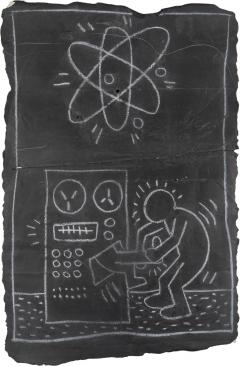 Keith Haring Atomic Computer Man Printed Man - 4568643