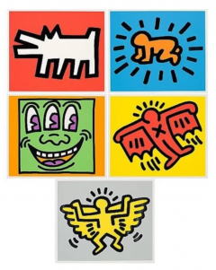 Keith Haring Icon Portfolio 1990 - 3874223