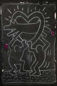 Keith Haring Jumping Dog Heart - 4566697
