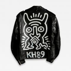 Keith Haring Schott Brothers Motorcycle Jacket Painting - 152149