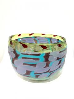 Keith Rowe Grey Brown Red and Gold Bowl - 3872459