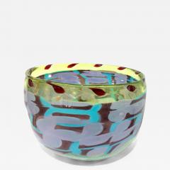 Keith Rowe Grey Brown Red and Gold Bowl - 3890959