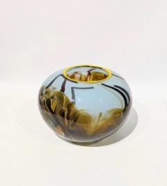 Keith Rowe OUTBACK Pale blue amber orb  - 3872495