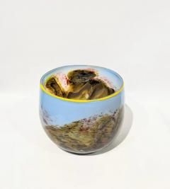 Keith Rowe OUTBACK Pale blue amber vase  - 3872494