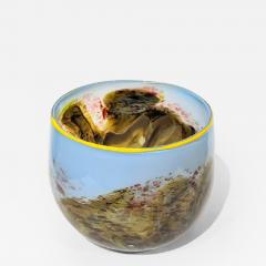 Keith Rowe OUTBACK Pale blue amber vase  - 3890979