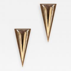 Kelly Kiefer Pair of Bronze Sconces by Kelly Kiefer Large - 882626