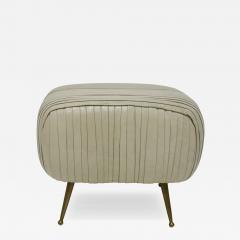 Kelly Wearstler Kelly Wearstler Souffle Ottoman in Rushed Leather - 4444015