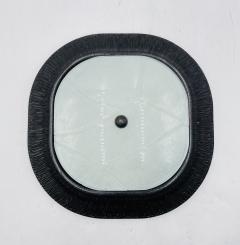 Kelly Wearstler Kelly Wearstler Utopia Round Flush Mount Light Aged Iron Fractured Glass - 4059790