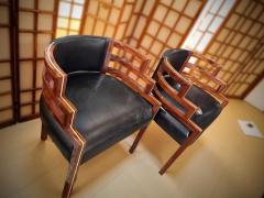 Kem Weber Kem Weber Design Art Deco Side Chairs Custom Fabrication - 4134460
