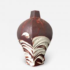 Ken Matsuzaki Japanese Studio Ceramic Vase by Ken Matsuzaki with Original Tomobako - 2532626