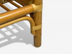 Kenneth Bergenblad Nightstands Bamboo Rattan Brass Sweden 1970s - 4556889