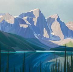 Kenneth Harrison Mountain Shadows Moraine Lake - 4247765