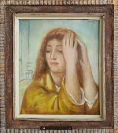 Kenneth Hayes Miller Portrait of a Woman lost in Thought - 1208793