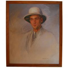 Kenneth Newell Avery Portrait of a Gentleman in a Pith Helmet - 2590389