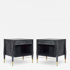 Kent Coffey Kent Coffey Cerused Walnut End Tables - 146810