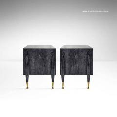 Kent Coffey Kent Coffey Cerused Walnut End Tables - 149053