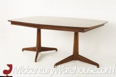 Kent Coffey Kent Coffey Mid Century Pedestal Base 10 Seater Walnut Dining Table - 2367482