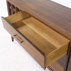 Kent Coffey Kent Coffey Perspecta Mid Century Rosewood and Walnut 9 Drawer Lowboy Dresser - 4104057