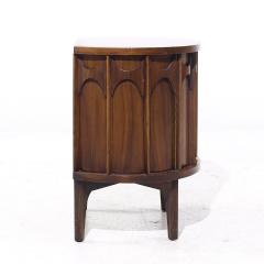 Kent Coffey Kent Coffey Perspecta Mid Century Rounded Walnut Nightstand - 4106993