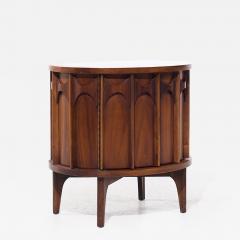 Kent Coffey Kent Coffey Perspecta Mid Century Rounded Walnut Nightstand - 4107027