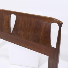 Kent Coffey Kent Coffey Perspecta Mid Century Walnut Queen Headboard - 4111259