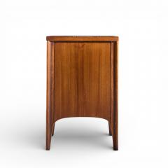 Kent Coffey Kent Coffey Perspecta Mid Century Walnut and Rosewood 3 Drawer Nightstand Pair - 4473742