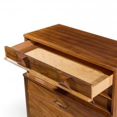 Kent Coffey Kent Coffey Perspecta Mid Century Walnut and Rosewood 5 Drawer Highboy Dresser - 4485765