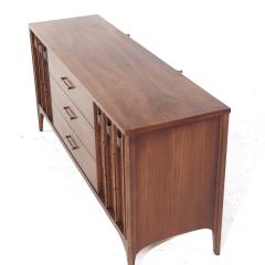 Kent Coffey Kent Coffey Perspecta Mid Century Walnut and Rosewood 9 Drawer Dresser - 3839013