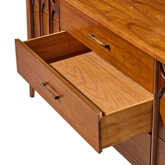 Kent Coffey Kent Coffey Perspecta Mid Century Walnut and Rosewood 9 Drawer Dresser - 4700478