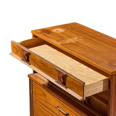 Kent Coffey Kent Coffey Perspecta Mid Century Walnut and Rosewood Highboy Dresser - 4700760