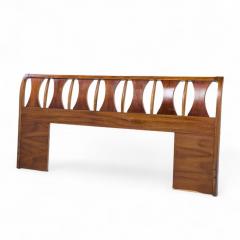 Kent Coffey Kent Coffey Perspecta Mid Century Walnut and Rosewood King Headboard - 4421997