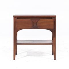 Kent Coffey Kent Coffey Perspecta Mid Century Walnut and Rosewood Nightstand - 3837477