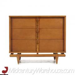 Kent Coffey Kent Coffey Sequence Mid Century Walnut and Brass 36 Chests Pair - 3462995