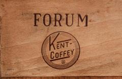 Kent Coffey Mid Century Modern Sculpted Walnut Night Stand - 2359056