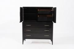 Kent Coffey Perspecta Collection Walnut and Rosewood Chest of Drawers C 1950s - 3346526