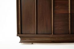 Kent Coffey Perspecta Collection Walnut and Rosewood Dresser C 1950s - 2800113