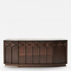 Kent Coffey Perspecta Collection Walnut and Rosewood Dresser C 1950s - 2804849