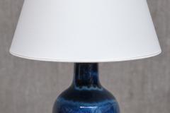Kent Eriksson Kent Eriksson Table Lamp in Gradient Blue Glaze Designhuset Sweden 1970s - 4379810
