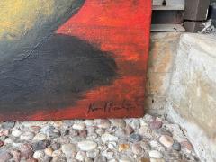 Kermit Eisenhut Oil On Canvas Of A Large Pear By Kermit Eisenhut - 4817259