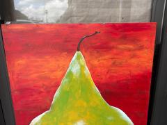 Kermit Eisenhut Oil On Canvas Of A Large Pear By Kermit Eisenhut - 4817308