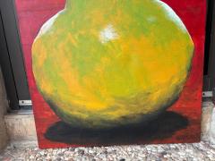 Kermit Eisenhut Oil On Canvas Of A Large Pear By Kermit Eisenhut - 4817320